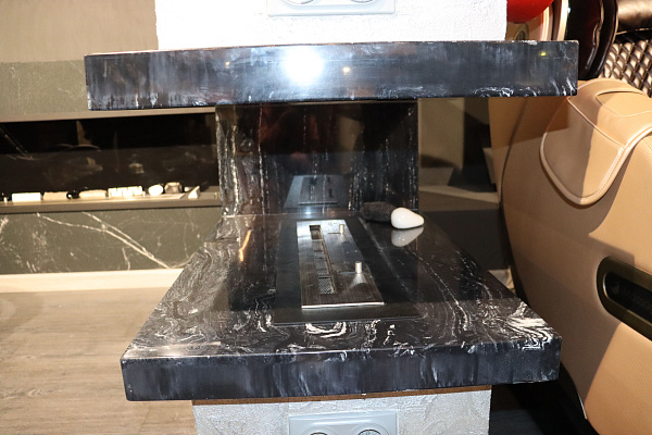 Торцевой сквозной биокамин Firezo Estremita Finestra Marmo (выставочный образец)